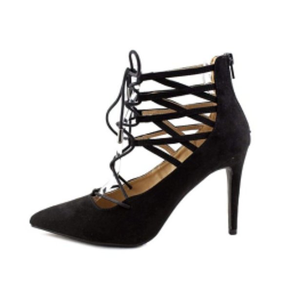 Material Girl Womens Pronto Ankle Strap Pump 9.5 - Picture 3 of 3